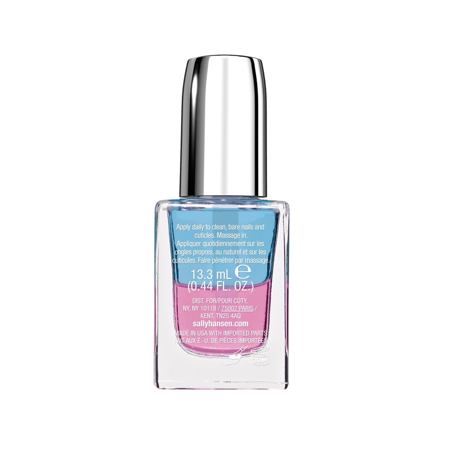 Sally Hansen - Repair + Rescue Bi-Phase Revitalizing Serum, Containing Glycerin and Grapeseed Oil, increases moisture levels and provides hydration, Revitalizing Serum