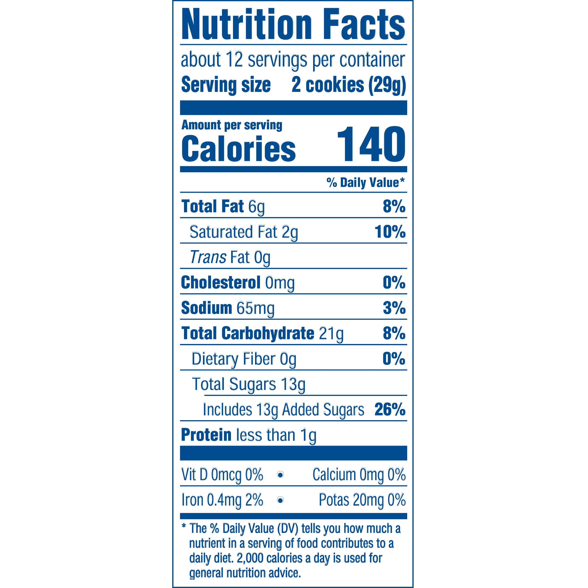 Oreo Cookie Nutrition Label Blog Dandk