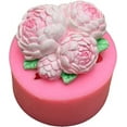 thumbnail image 1 of Xiao Hua Molde de silicona con forma de rosa 3D para fondant, chocolate, dulces, pasteles, decoración, jabón, velas, arcilla de resina, herramientas para hornear y repostería., 1 of 5