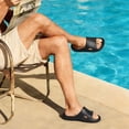 thumbnail image 3 of Sandalias para ducha Aoowoll antideslizantes de EVA negras EU44-45, 3 of 8