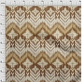 thumbnail image 4 of oneOone Velvet Brown Fabric Asian Ikat Sewing Fabric By The Yard Printed Diy Clothing Sewing Supplies 58 Inch Wide, 4 of 4