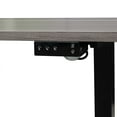 thumbnail image 6 of Stand Up Desk Store Programmable Electric Two-Tier Compact Standing Desk (Black Frame/Smoky Pine Desktop, 48” Wide), 6 of 8