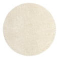 thumbnail image 2 of Unique Loom Everyday Shag Collection Area Rug - Solid (10' 2" Round Ivory), 2 of 5