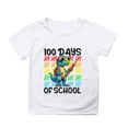 thumbnail image 4 of PMVFHDE T-Shirts pour Filles Coupe Ample T-Shirts pour Filles Robes Tendance T-Shirts pour Filles Hauts Mignons pour Filles Imprimé Col Rond Manches Courtes T-Shirt Blanc, 4-5 Ans, 4 of 4