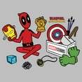 thumbnail image 2 of Men's Marvel: Deadpool & Wolverine Avengers Items Graphic T-Shirt, 2 of 5