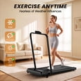 thumbnail image 6 of Yagud Walking Pad Treadmill with Handle Bar & 4% Incline, Foldable Portable Treadmill for Running, Small Under Desk Treadmill for Home, Black, 6 of 15