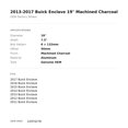 thumbnail image 2 of 2013-2017 Buick Enclave 19" Machined Charcoal OEM Factory Wheel Rim 22974278, 2 of 2