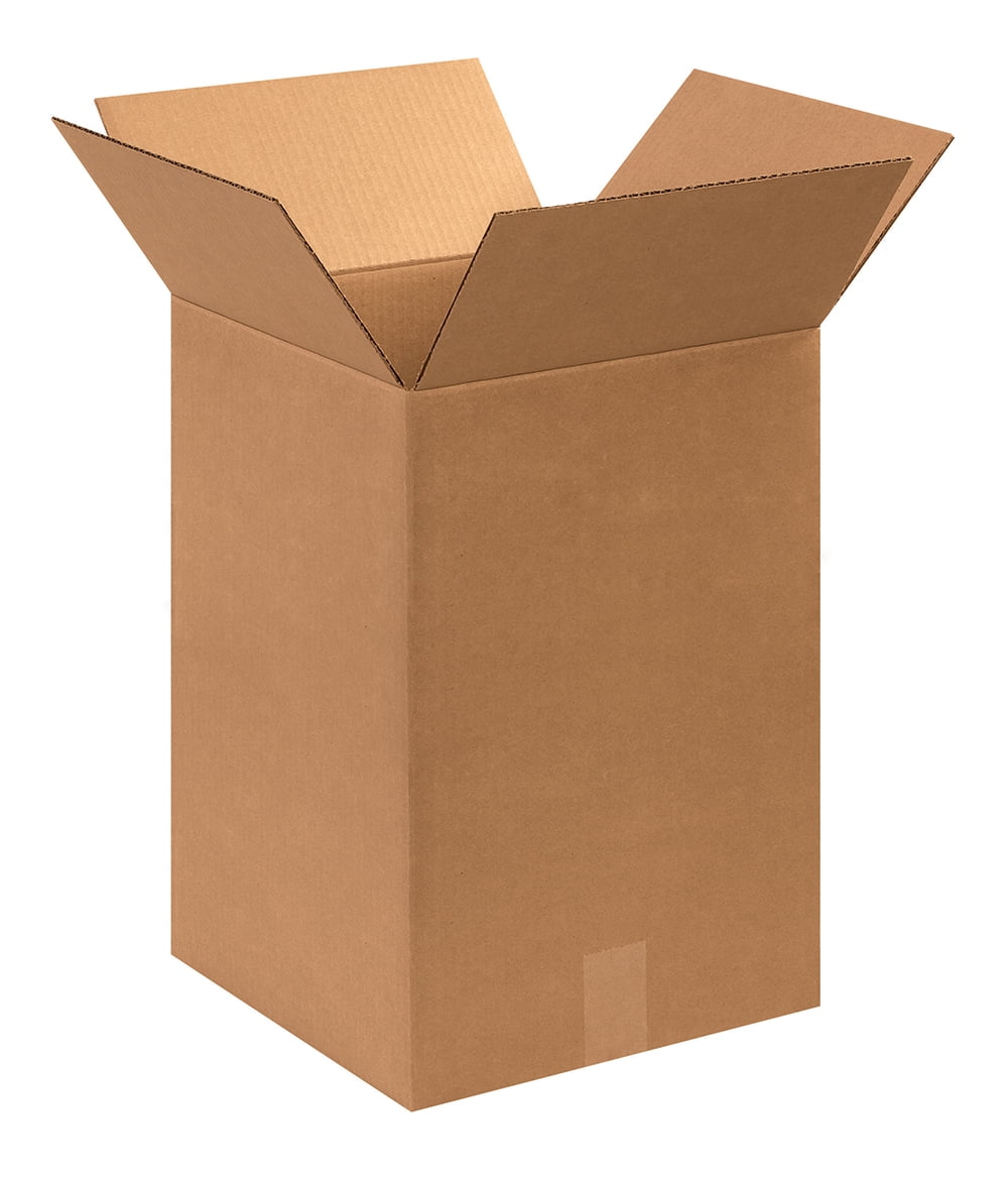 Aviditi 121218 Corrugated Cardboard Box 12" L x 12" W x 18" H, Kraft