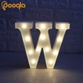 thumbnail image 4 of LED Marquee Letter Lights Sign, Light Up Alphabet Letter for Home Party Wedding Decoration W, 4 of 14