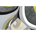 thumbnail image 5 of PREMIUM 3D Effect Hand Carved Thick Modern Contemporary Abstract Area Rug Design 327 Yellow 7'9''x10'8'', 5 of 10