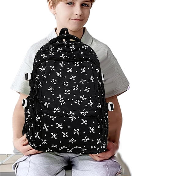 Clearance Under $10! Cute Backpack In Black Daypack Backpack For Work