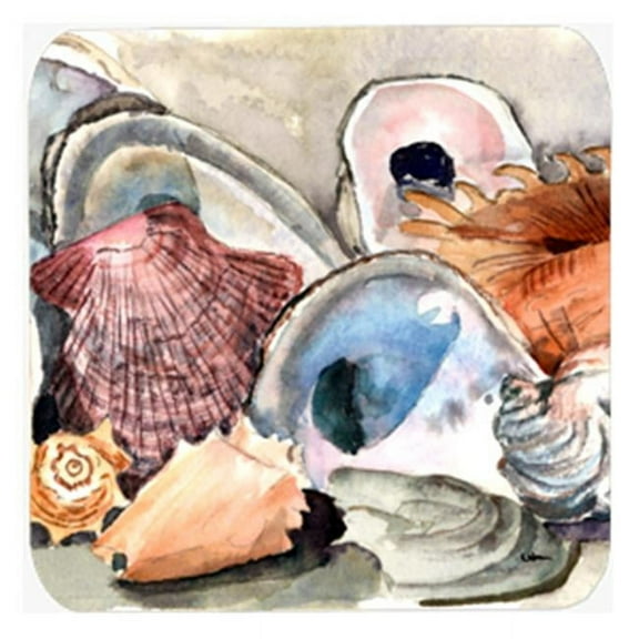 Sea Shells Foam Coasters, Set Of 4