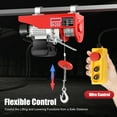 thumbnail image 6 of Red PA200 Electric Hoist Winch Hoist Crane Lift Wired Remote Control 440lbs, 6 of 8