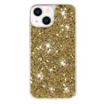 thumbnail image 2 of For iPhone 14 Plus Case,Cute Glitter Bling Twinkle Stardust with Drop Protection Shockproof Soft TPU Slim Flexible Phone Case Girls/Women Protective case for iPhone 14 Plus,Anti Scratch,Gold, 2 of 6