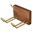 thumbnail image 1 of Estante para Secador de Pelo Sin Perforaciones, de Madera Maciza, para Baño, Soporte de Pared para Conducto de Almacenamiento., 1 of 8