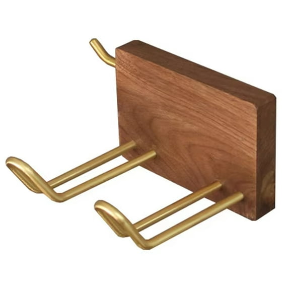 Hair Dryer Shelf No Punching Bathroom Solid Wood Hair Dryer Hanger Bathroom Wall Mounted Duct Bracket Storage