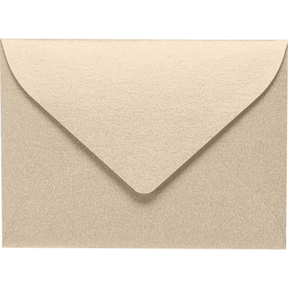 LUXPaper #17 Mini Envelopes, 2 11/16 x 3 11/16, Taupe Metallic, 1000/Pack