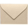 thumbnail image 2 of LUXPaper #17 Mini Envelopes, 2 11/16 x 3 11/16, Taupe Metallic, 250/Pack, 2 of 2