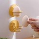 thumbnail image 2 of SZTXJ 4 Colors Makeup Sponge Holder, Wall Mounted Makeup Blender Holder Drying Rack, Beauty Sponge Stand Holder(Yellow, Blue, Pink, Beige), 2 of 5