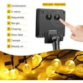 thumbnail image 5 of GHodec Outdoor 26 ft Solar Powered 8 Modes 50 LED Light Ropes & Strings, 5 of 8