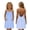 Sky Blue, variant on Girls Summer Dress Sleeveless Open Back Spaghetti Strap Backless Casual Dress Birthday Party Dress