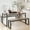 Gray, variant on Dining Table Set for 4 with Benchs for Small Spaces, Gray