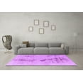 thumbnail image 3 of Ahgly Company Indoor Rectangle Abstract Purple Modern Area Rugs, 7' x 9', 3 of 4