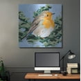 thumbnail image 5 of Luxe Metal Art 'Painterly Bird I' by Emma Scarvey, Metal Wall Art, 36"x36", 5 of 9