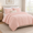 Blush-Twin, variant on Sizeforter 2 White Boho Chevron Bedding Sets