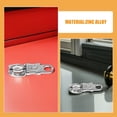 thumbnail image 3 of SHOWERORO 4Ud Clip De Instantánea Para Arnés Y Equipos De Montar Plateado, 3 of 6