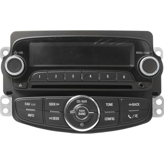 Restored 2012 Chevrolet Sonic AMFM SAT Radio Bluetooth CD MP3 Player Part ID 95909138 UH7 (Refurbished)