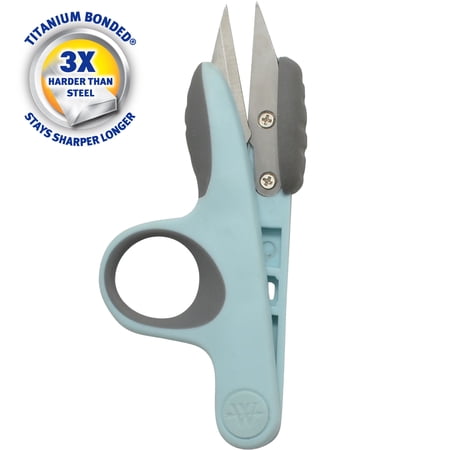 Westcott 4.5" Thread Snip Craft Cutter, Titanium Bonded, Blue, Craft & Sewing Tool, 1-Count