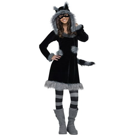 Sweet Raccoon Teen Halloween Costume - One Size