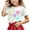 White, variant on Summer Tops Kids Girls Summer Casual Letter Print T Shirts Multicolor Round Neck Short Sleeves Tops Baby Girl Summer Clothes Pink 12 Months-18 Months