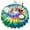 Rainbow Tie Dye-1, variant on Rainbow Tie Dye Mandala Pattern Round Tablecloth 60"x60",Wrinkle Wipeable Table Cloth for Kitchen Dining Room Picnic Patio Party