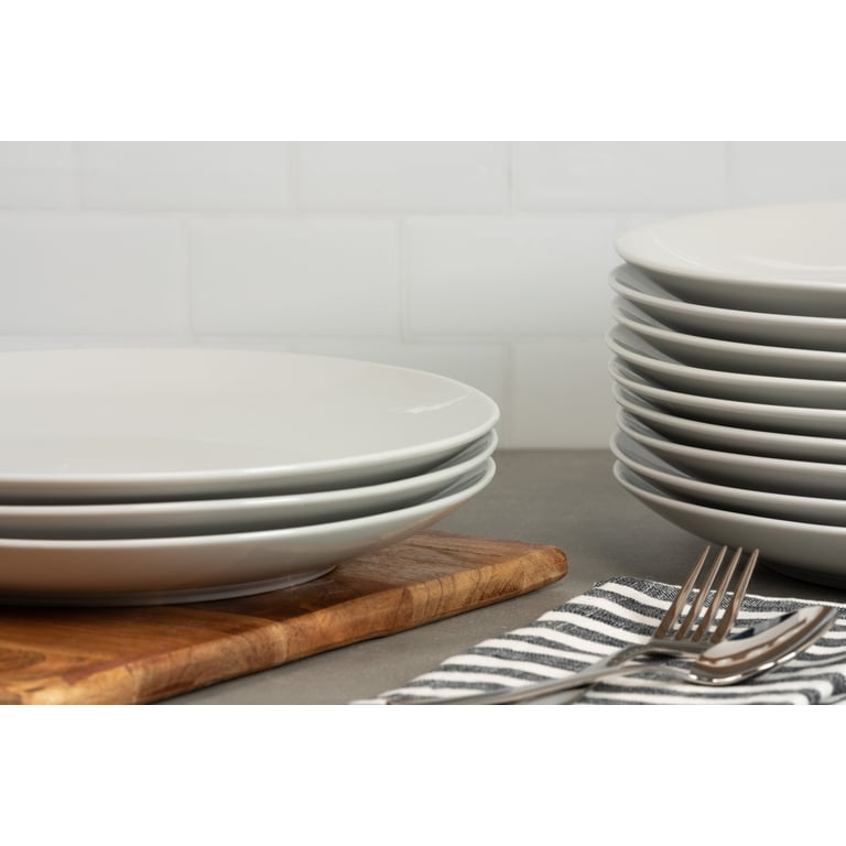 10 Strawberry Street Coupe Dinner Plates, White Porcelain, Set of 12 photo 4
