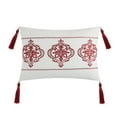 thumbnail image 6 of Chic Home Mya 7-Piece Floral Embossed Comforter Set, Twin, Red, 6 of 9