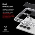 thumbnail image 4 of VRS DESIGN Phone Case for Galaxy S22 Ultra, [Terra Guard Crystal] Clear Case with Non-Slip Grip, 4 of 8