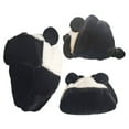 thumbnail image 5 of Generic Cute Black White Panda Lei Feng Hat Children's Warm Hats Autumn Winter Versatile Ear Protectors Fisherman's Hats Cute Baotou Hats Men And Women Matching Winter Knit Hat, 5 of 5