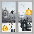 thumbnail image 5 of Pegatinas de pared de pastel de calabaza de Halloween, 24 Uds., pegatinas de cristal para ventana, decoración de embellecimiento de fiesta Levamdar  BST3141035, 5 of 5