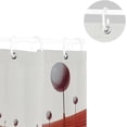 thumbnail image 5 of Coolnut Shower Curtain Baseball Bathroom Decor Watercolor Shower Curtain Sets Fabric Cloth Bathroom Curtains with Hooks 60x72 Inch, 5 of 6