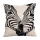 thumbnail image 2 of Funda de cojín de lino | Funda de almohada para sofá, sala de estar, cama u oficina | Funda de almohada lumbar con estampado de caballos | Funda decorativa para cojín, 2 of 6