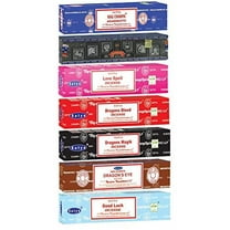 Nag Champa Incense Stick Packs - Assorted Fragrances - Hand Rolled & Non-Toxic - Perfect for Meditation and Relaxation - Home Fragrance Gift Pack - 15g, Set of 7 Aromas (Magic Pack)