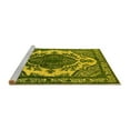 thumbnail image 2 of Ahgly Company Machine Washable Indoor Rectangle Oriental Yellow Industrial Area Rugs, 2' x 3', 2 of 4