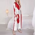 thumbnail image 3 of Pofeuu HOHOHO Christmas Print Womens Pajamas Set Long Sleeve Sleepwear Button Down Nightwear Soft Pj Lounge Sets Button Down Pajamas Women-XX-Large, 3 of 7