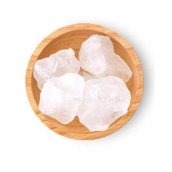 Annafi Alum Stone Block | White Alum Crystal Rock | Phitkari Crystal Stone Of Alumbre | Natural Piedra De Alumbre Alum Stone | Shaving Stone Chunks | Tawas Stone Antiperspirant 250 Grams (9 Oz)
