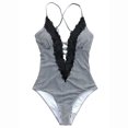 thumbnail image 2 of Maillot de Bain une Pièce pour Femme Endurance+ à Encolure Froncée, Coupe Modérée, 2 of 6