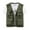 Olive Green, variant on Herrnalise Men's Thin Sports Multi-bag Casual Quick-drying Loose Vest Mountaineering Tooling Outdoor Vest Jackets Gray