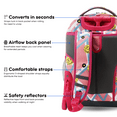 thumbnail image 7 of J World Boys and Girls Sunrise 18" Rolling Backpack for School and Travel, Basketbally, 7 of 7