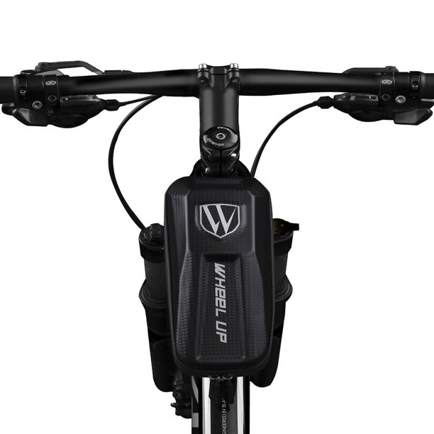 Bolsa De Bicicleta Delantera, Bolsa De Marco De Bicicleta Impermeable De Tubo , Resistencia A La Rotura Y A La Abrasión Con Cremallera Doble S Macarena Estuche para tubo superior de bicicleta